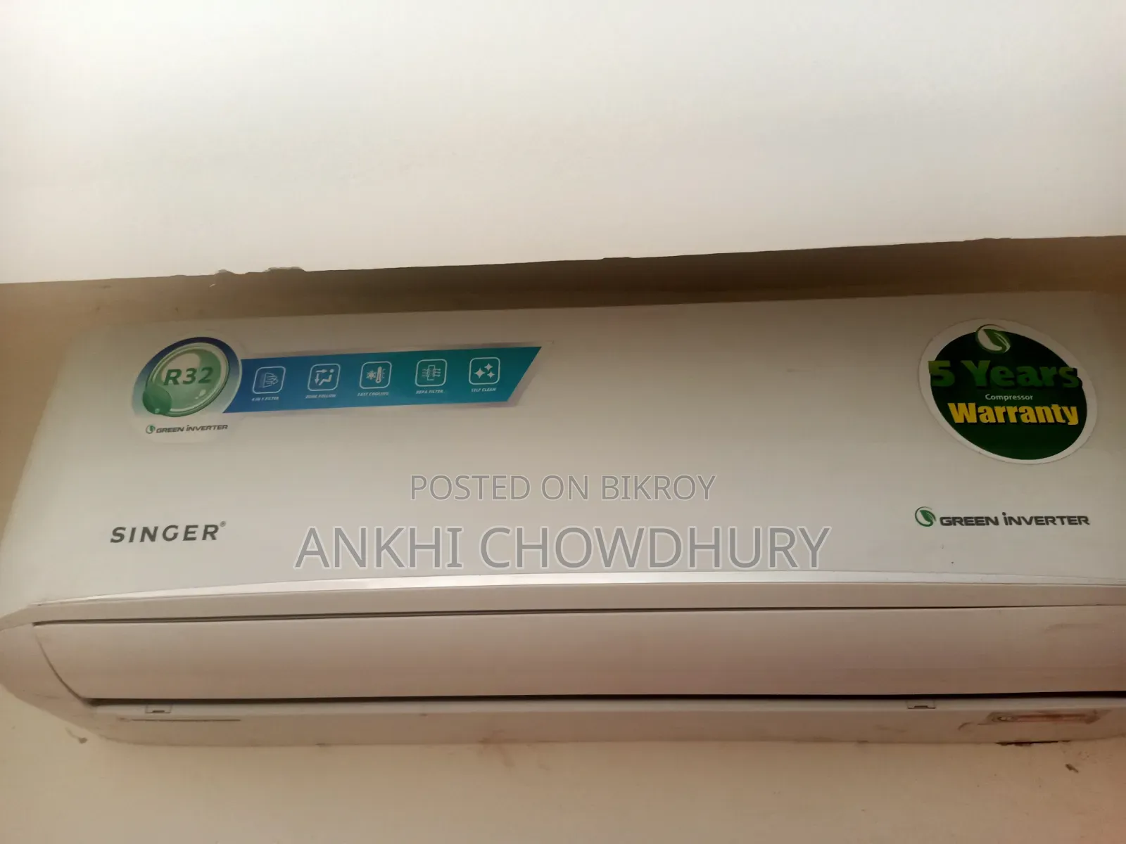 Singer Green Inverter 1.5 Ton AC