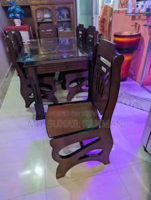 Dining table with 6 chairs