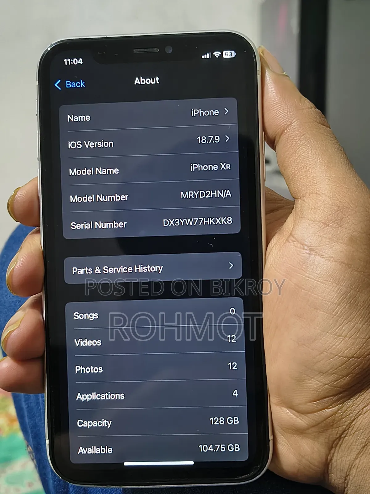 Apple iPhone XR 128 GB White