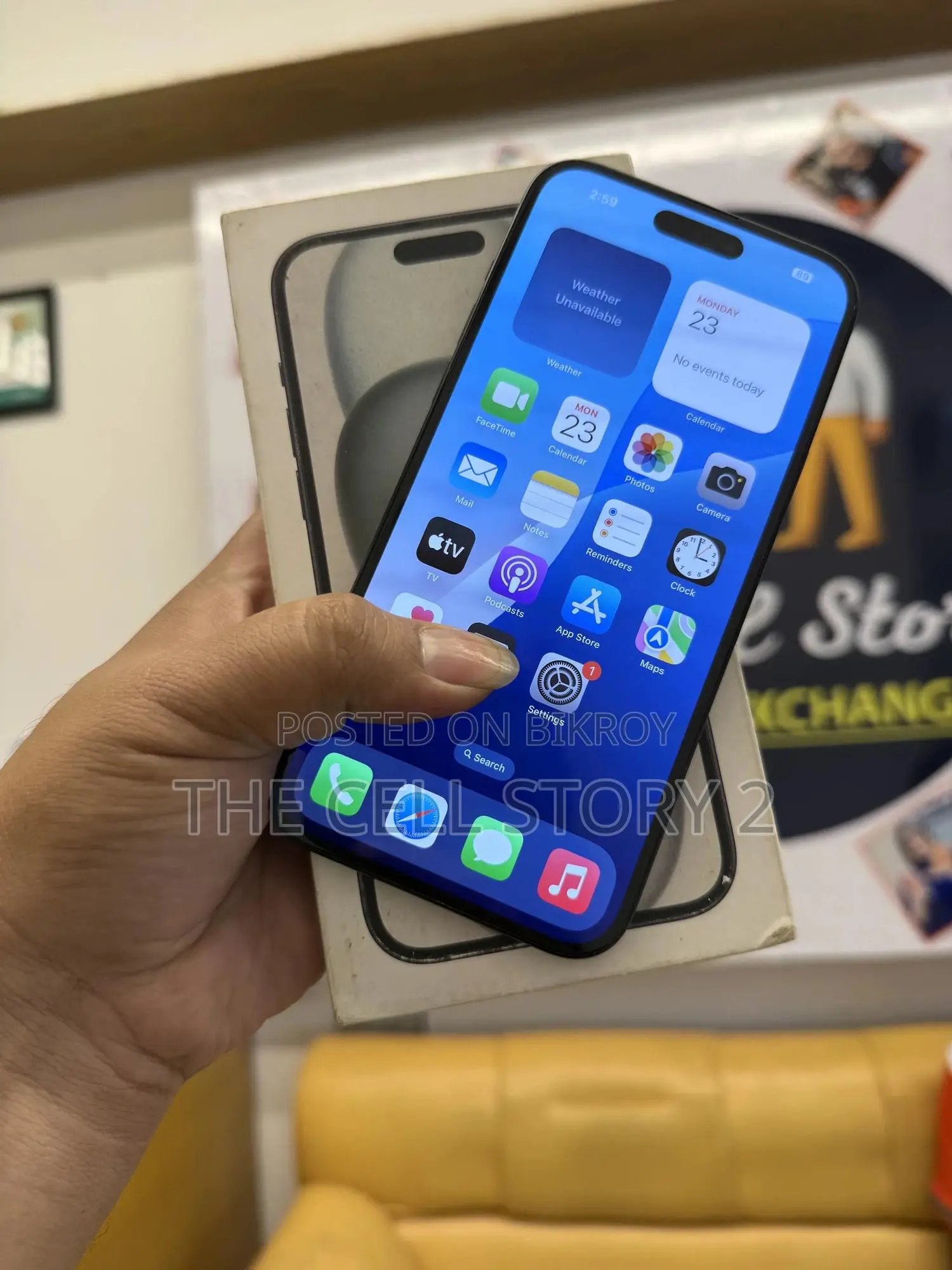 Apple iPhone 15 Plus 128 GB Black