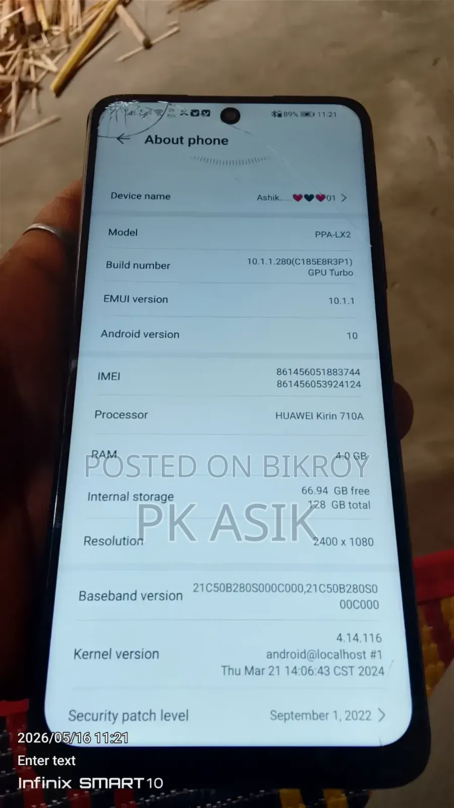 Huawei Y9a 128 GB Black