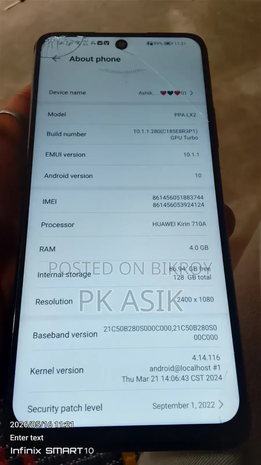 Huawei Y9a 128 GB Black