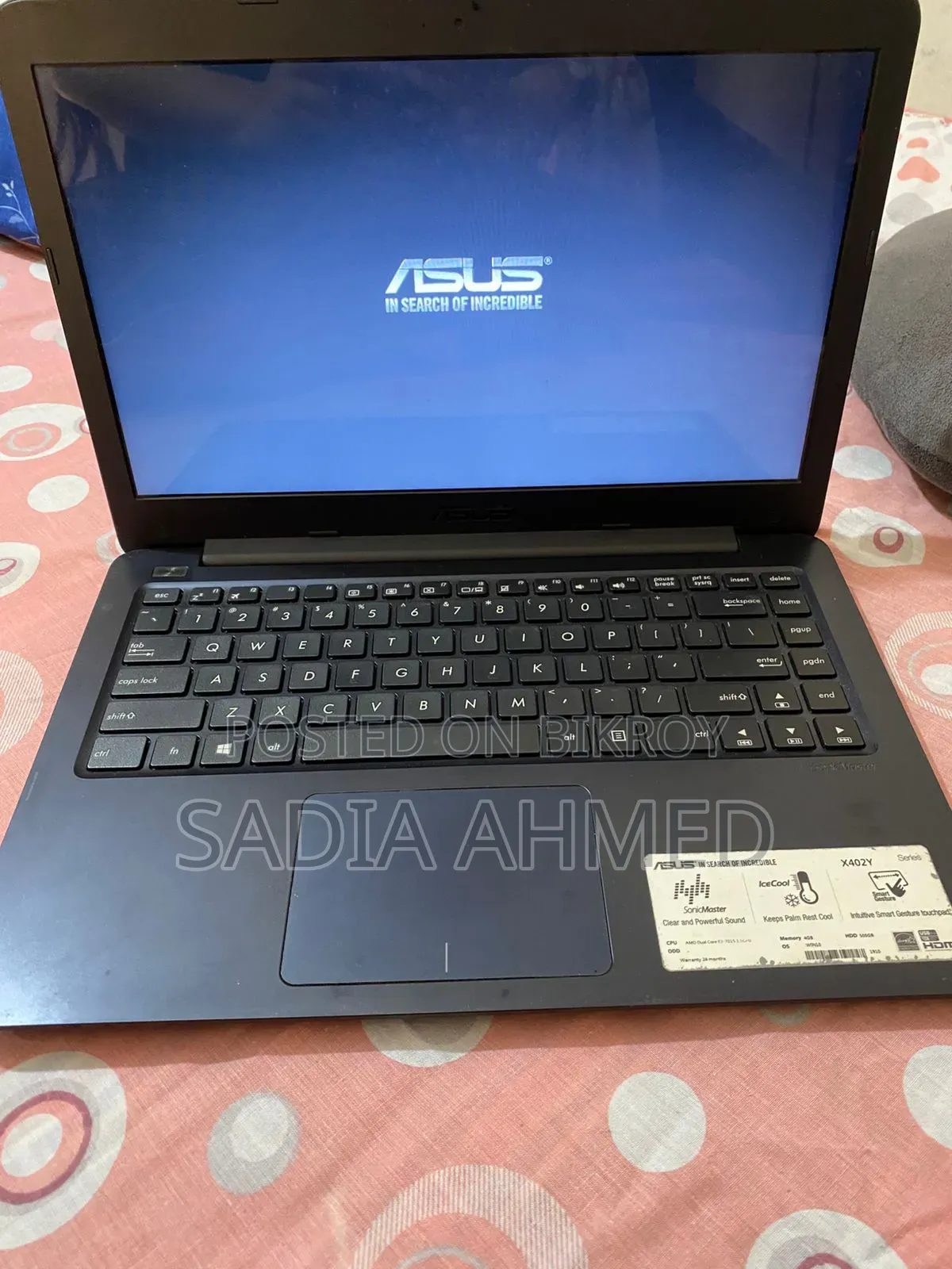 Laptop Asus X402CA 4GB AMD Ryzen 5 SSD 4T