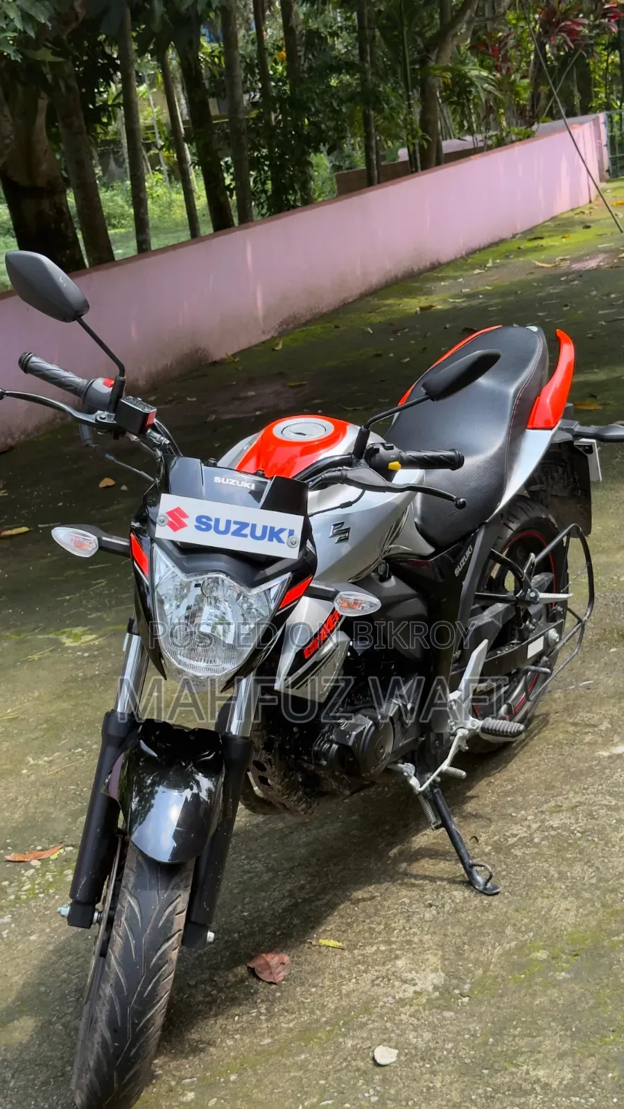 Suzuki Gixxer Monotone 2026 Orange
