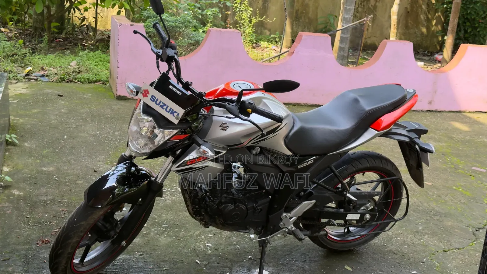 Suzuki Gixxer Monotone 2026 Orange