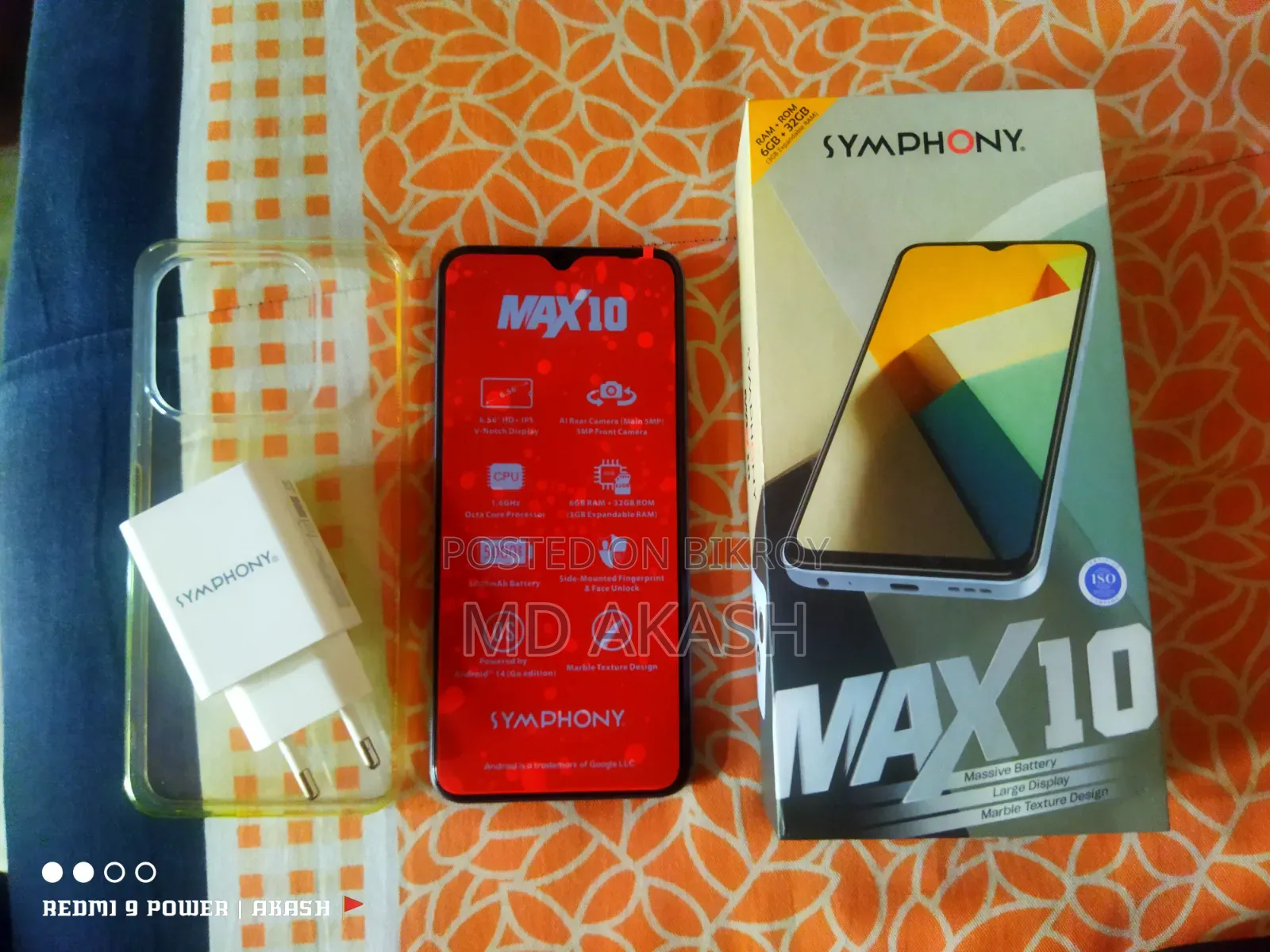 New Symphony MAX 10 32 GB Black
