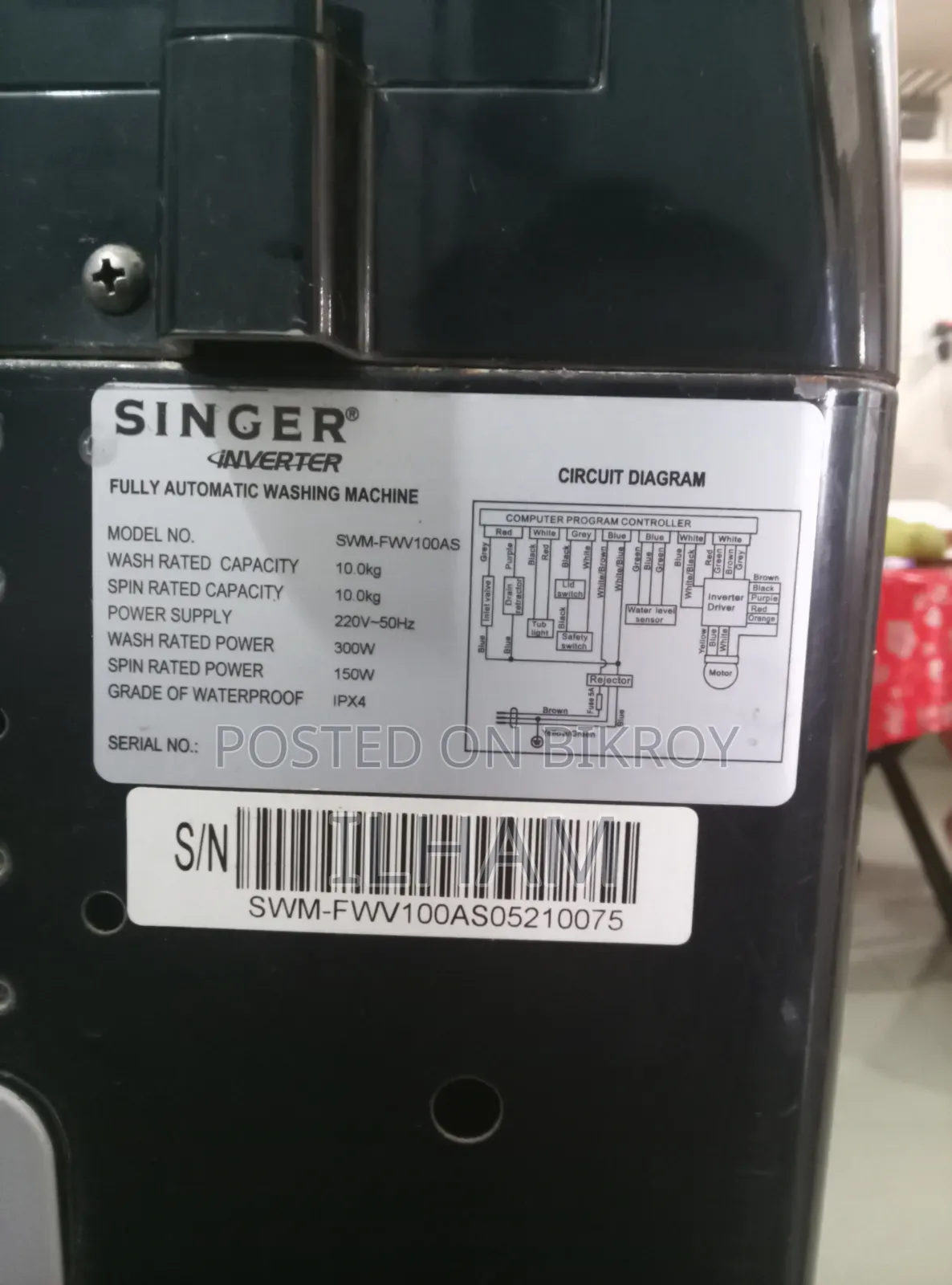 Washing Machine for Sale