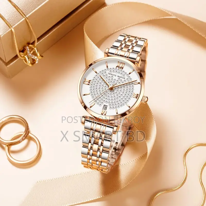 Trsoye Women Ladies Chain Watch
