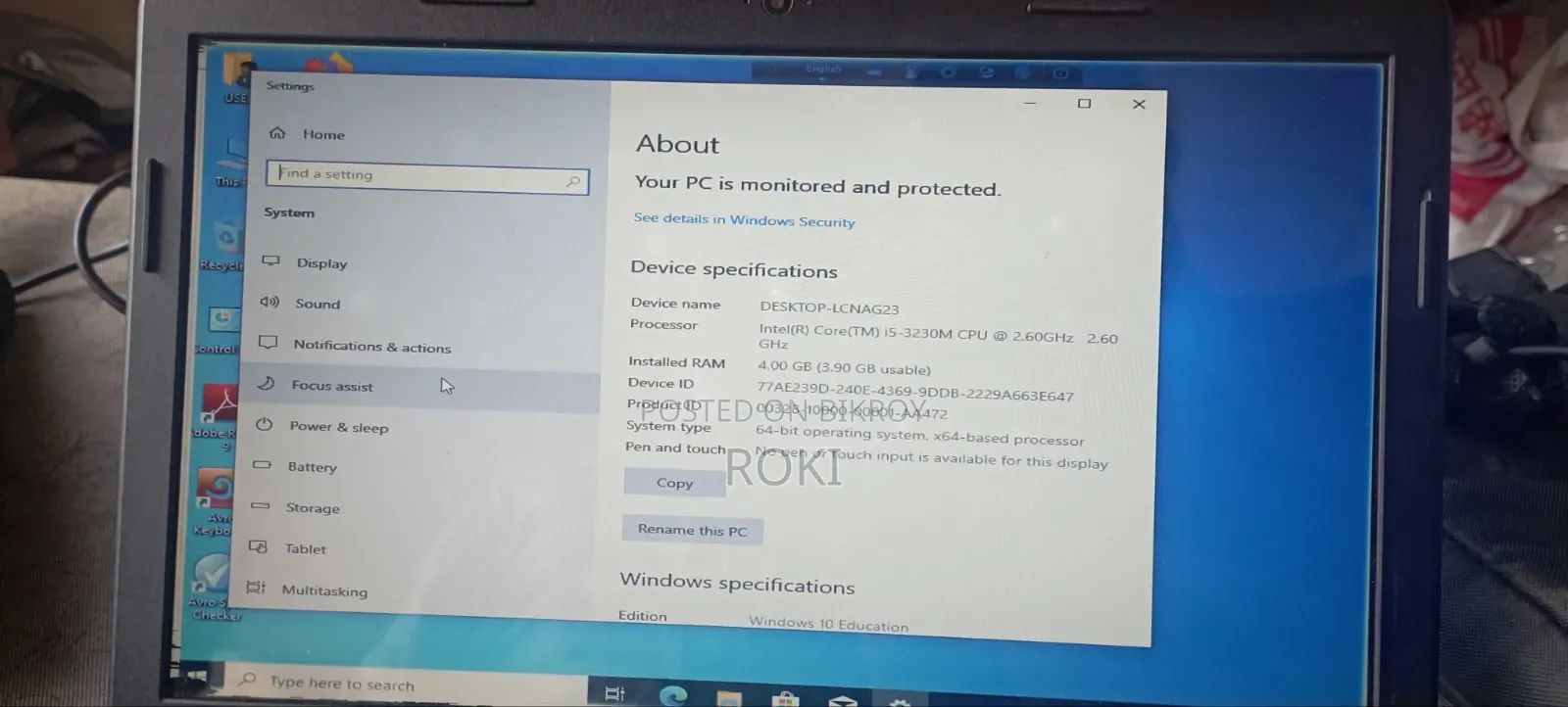 Laptop HP 14S 4GB Intel Core i5 HDD 256GB