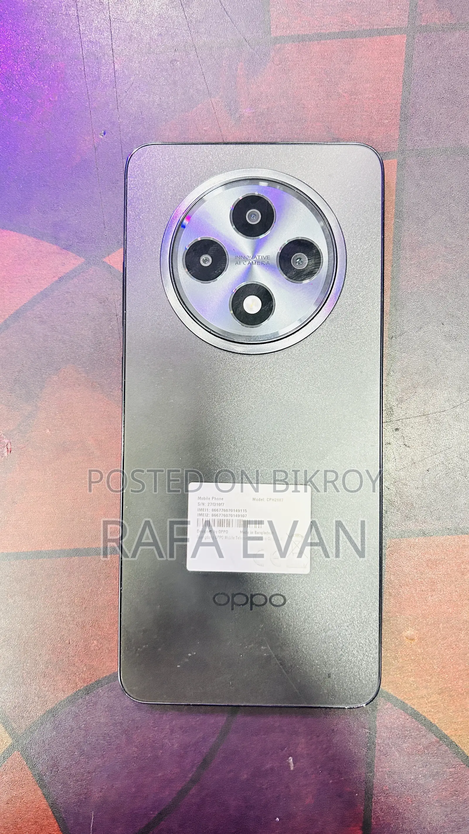 Oppo Reno 12 5G 256 GB Silver