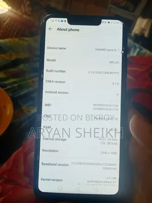 Huawei Nova 3i 128 GB Black