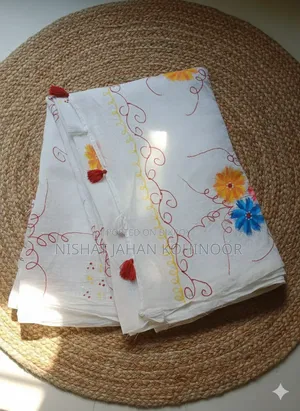 Like-new sarees, all together