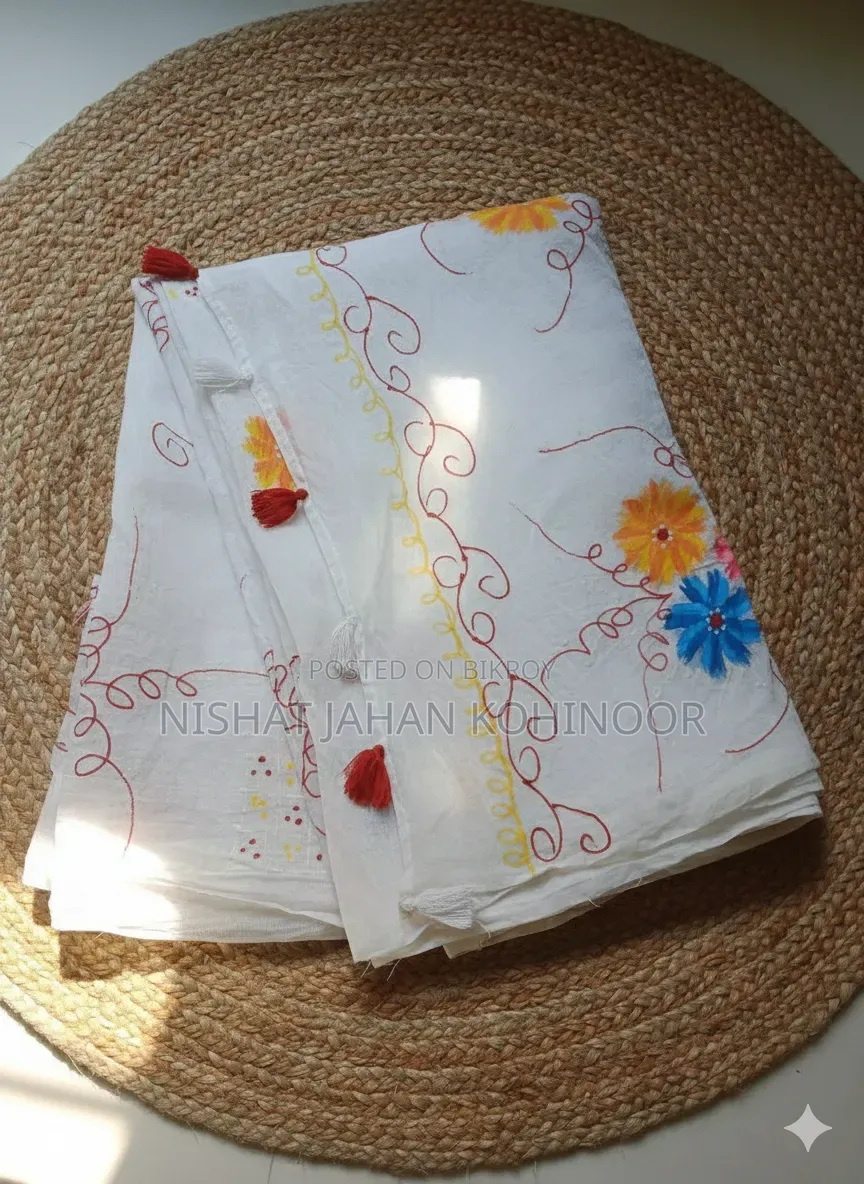 Like-new sarees, all together