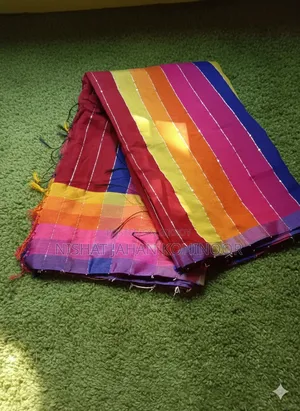 Like-new sarees, all together