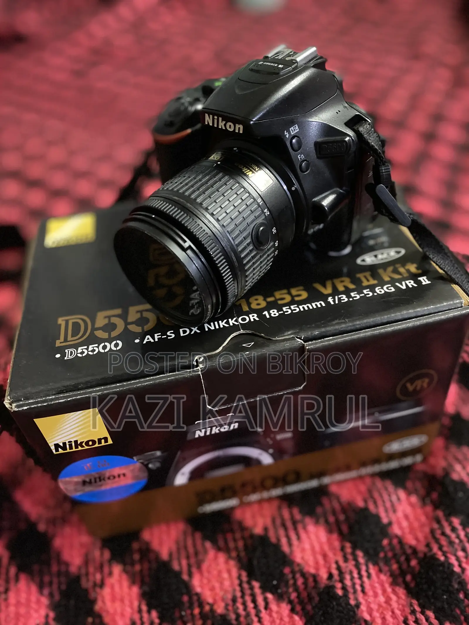 Nikon D5500 With Nikkor AF-P 18-55mm VR Kit Lens