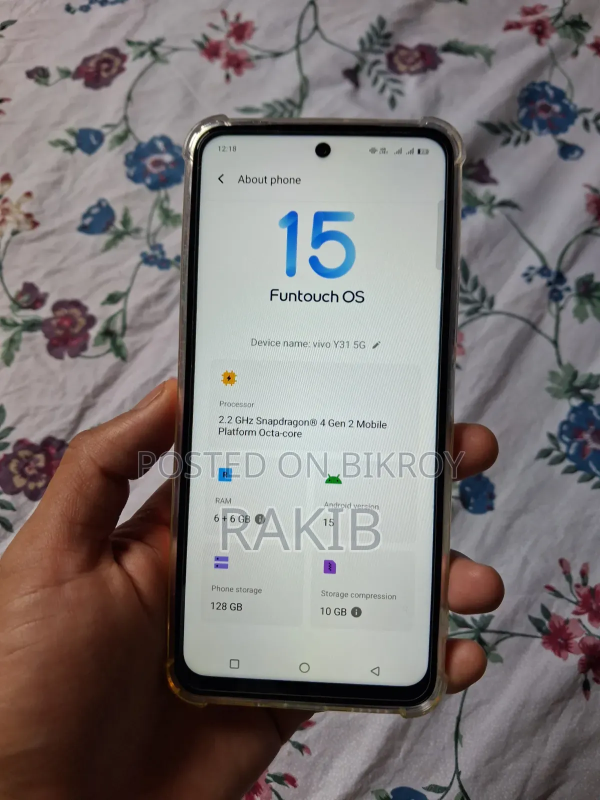 Vivo Y31 5G 128 GB Rose Gold