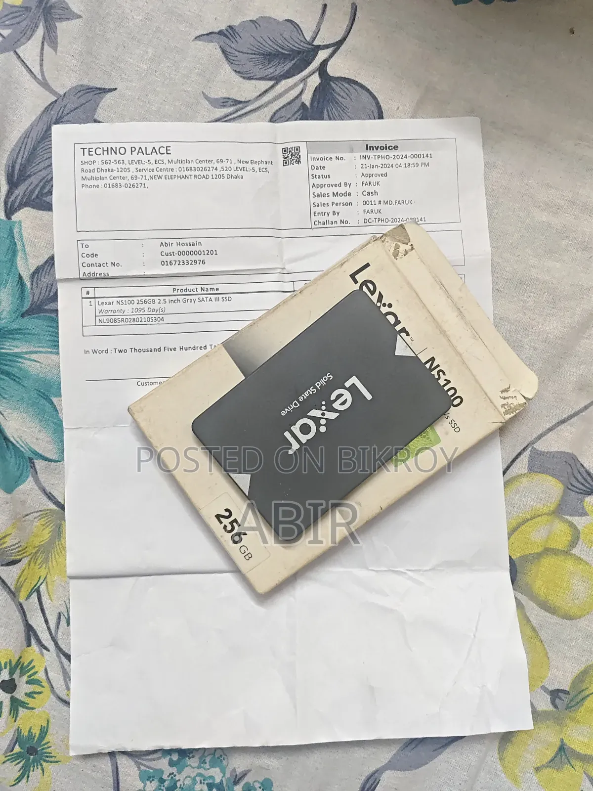 Lexar SSD 250GB