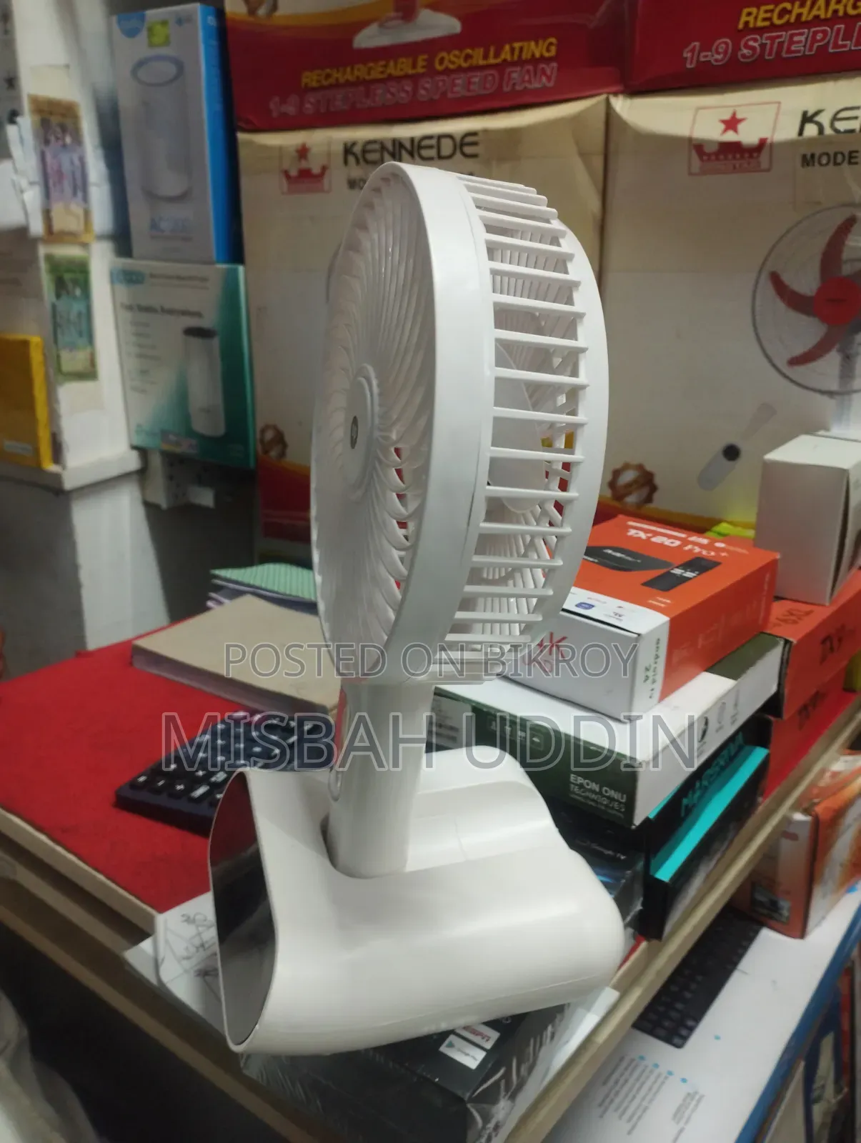 Dp7624 Desktop Portable Rechargesble Fan for Sale