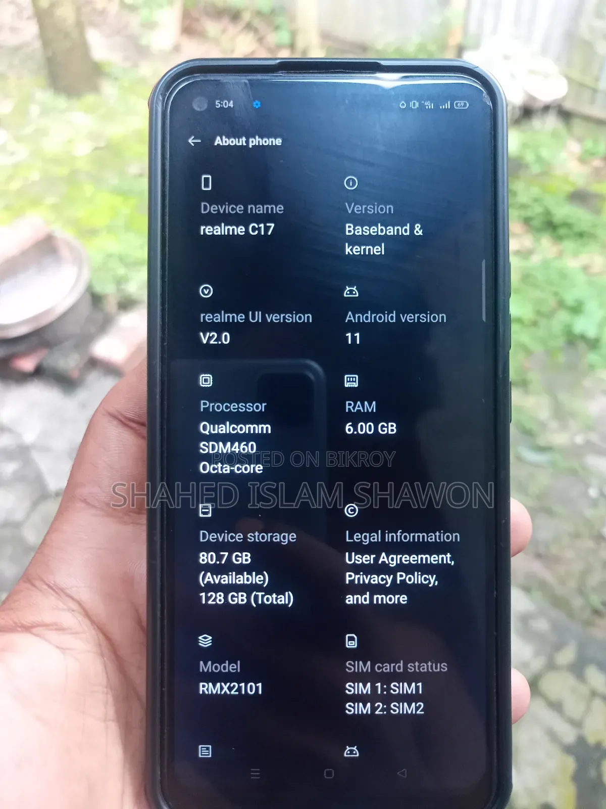 Realme C17 128 GB Blue