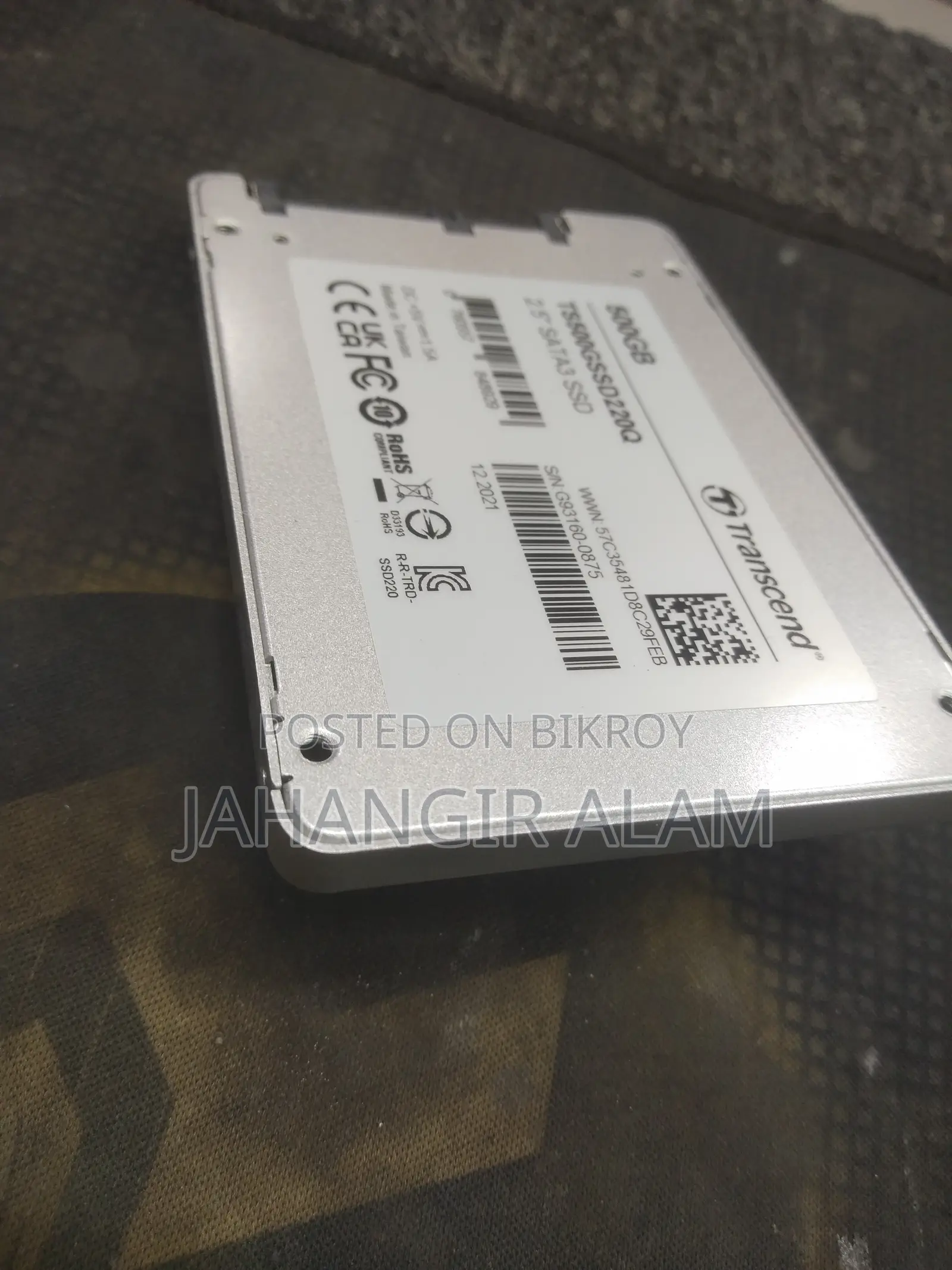 Transcend 500GB SSD