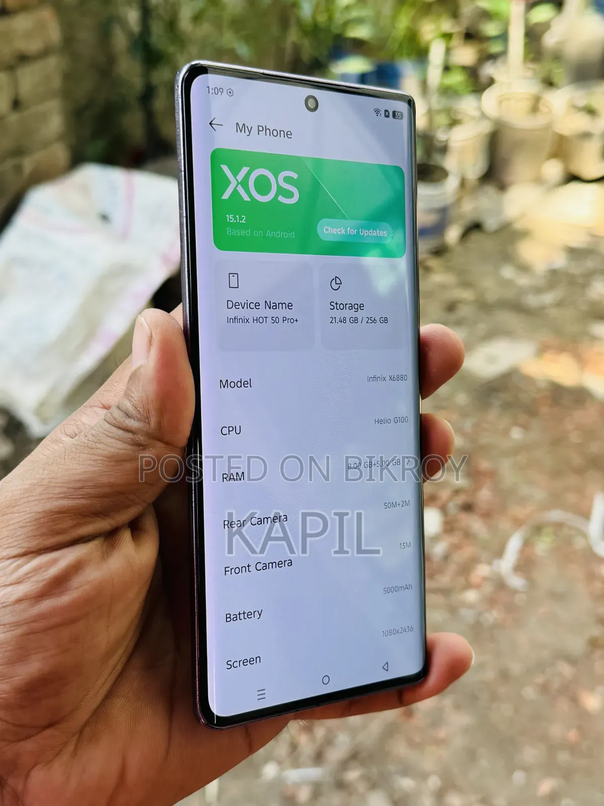 Infinix Hot 50 Pro+ 4G 256 GB পিঙ্ক