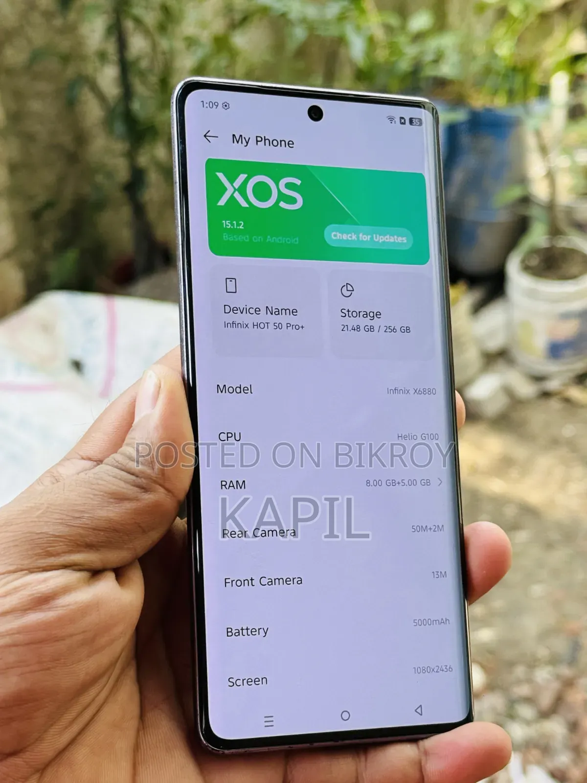 Infinix Hot 50 Pro+ 4G 256 GB পিঙ্ক