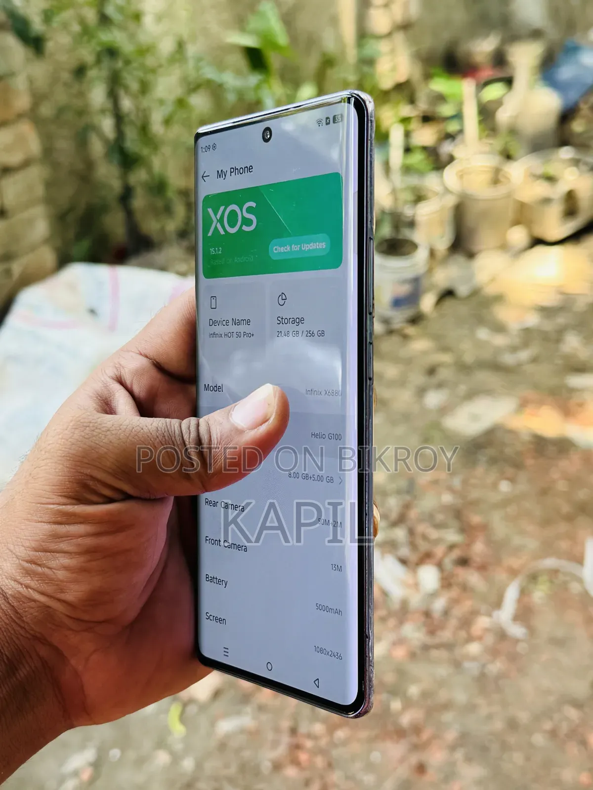Infinix Hot 50 Pro+ 4G 256 GB পিঙ্ক
