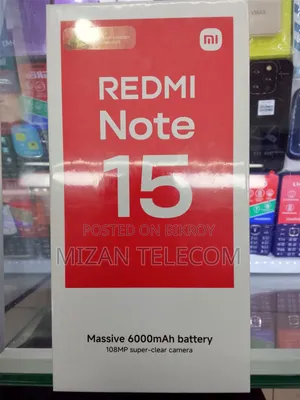New Xiaomi Redmi Note 15 256 GB Black