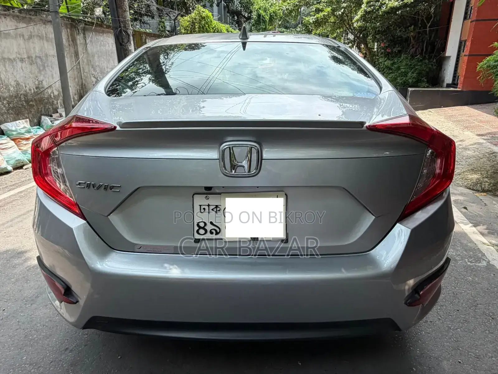 Honda Civic EX Sedan 2018 Silver