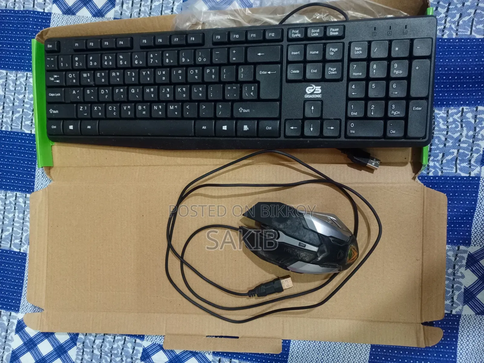 গেমিং মাউস + কিবোর্ড