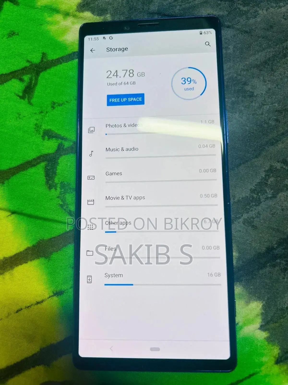 Sony Xperia 1 64 GB Blue