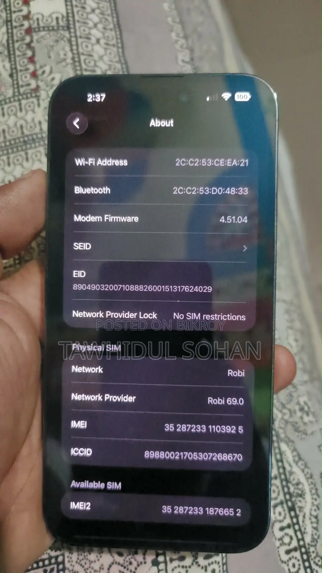 Apple iPhone 14 Pro Max 128 GB Blue