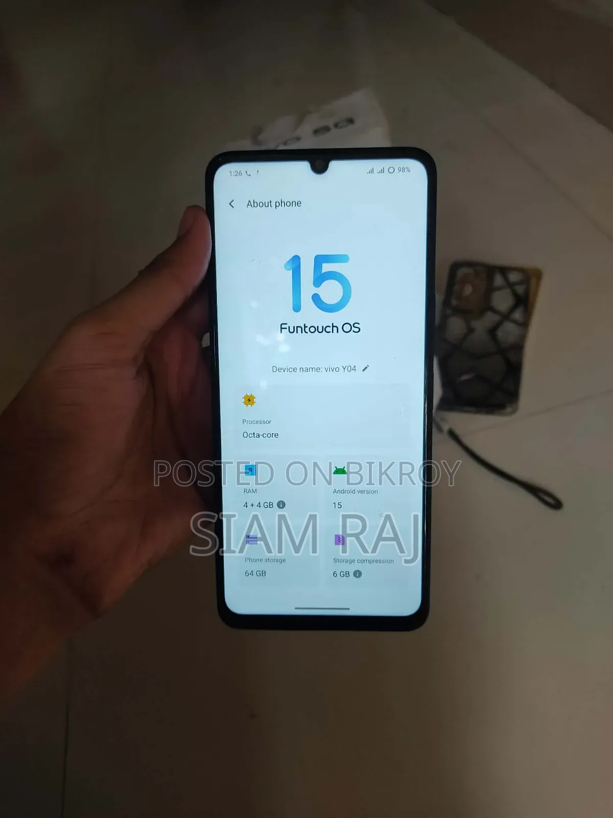 Vivo Y04 64 GB Bronze