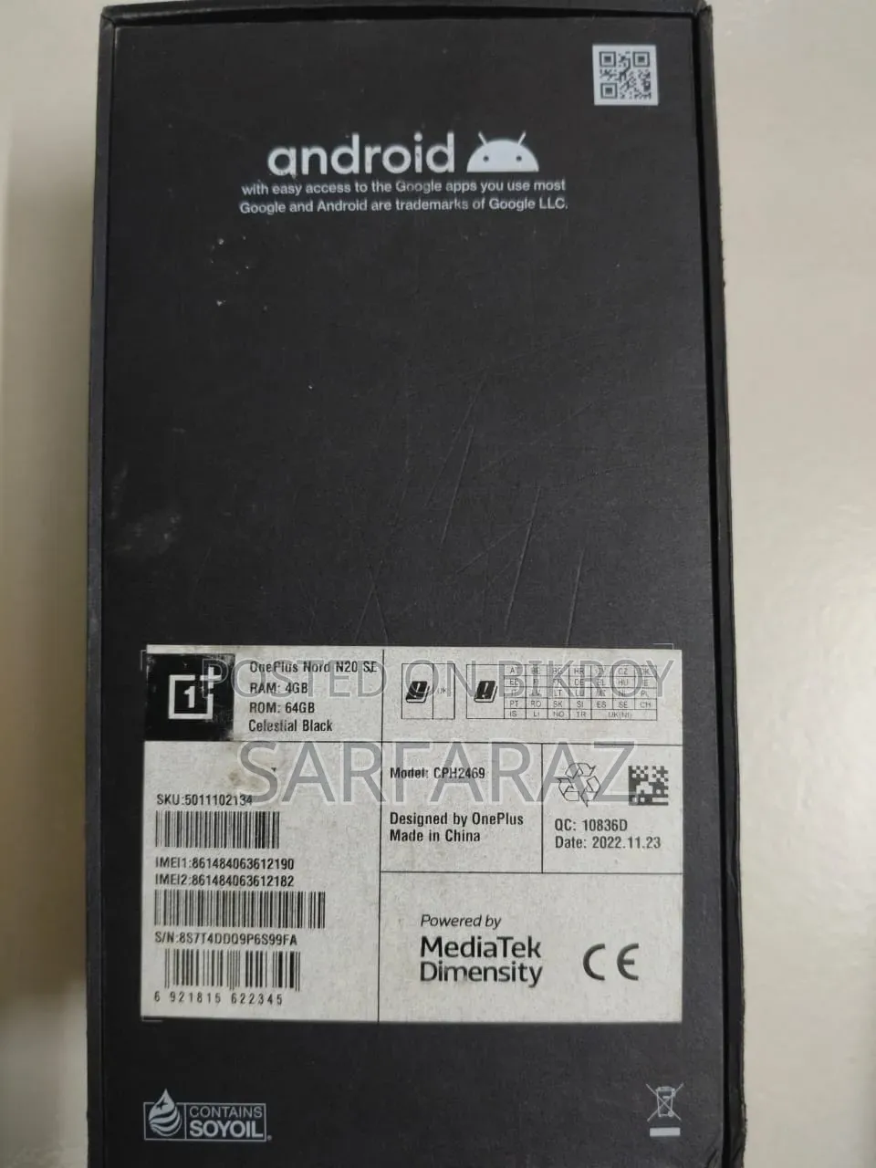 OnePlus Nord N20 SE 64 GB Black