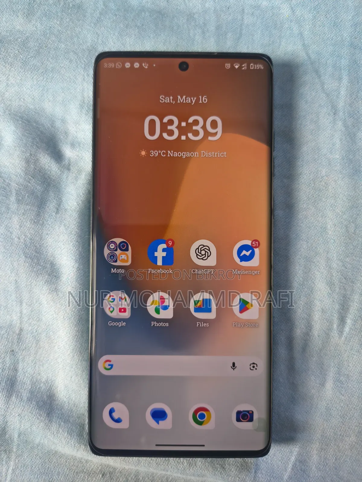 Motorola Edge 50 Fusion 256 GB Blue