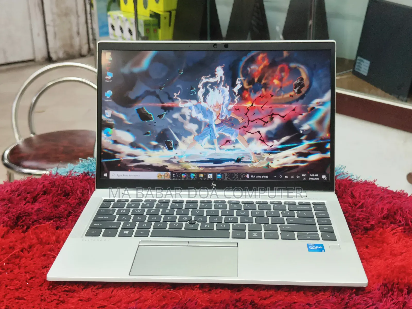 ল্যাপটপ HP EliteBook 840 G8 8GB Intel Core I5 SSD 256GB