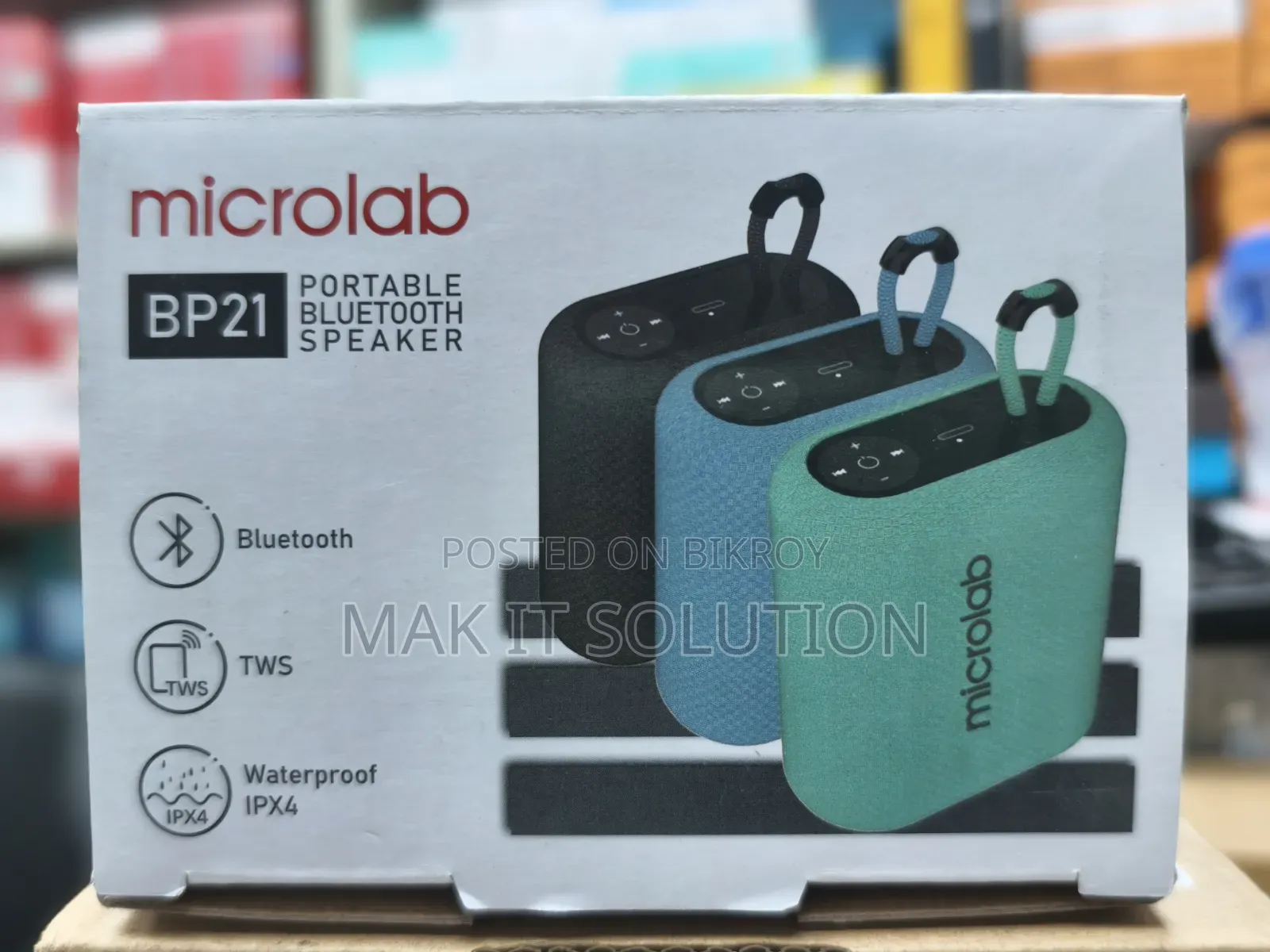 Microlab Bp21 Mini Portable Bluetooth Speaker