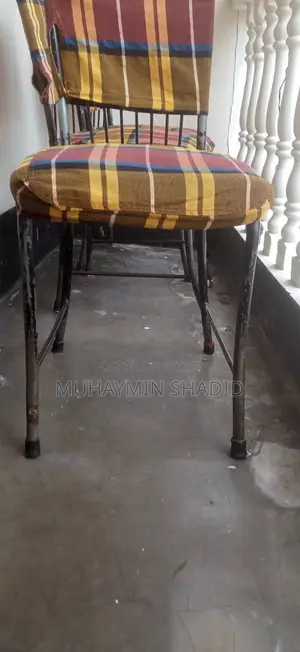4 Iron/Steel Body Chairs