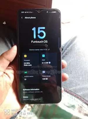 Vivo Y17 128 GB Purple