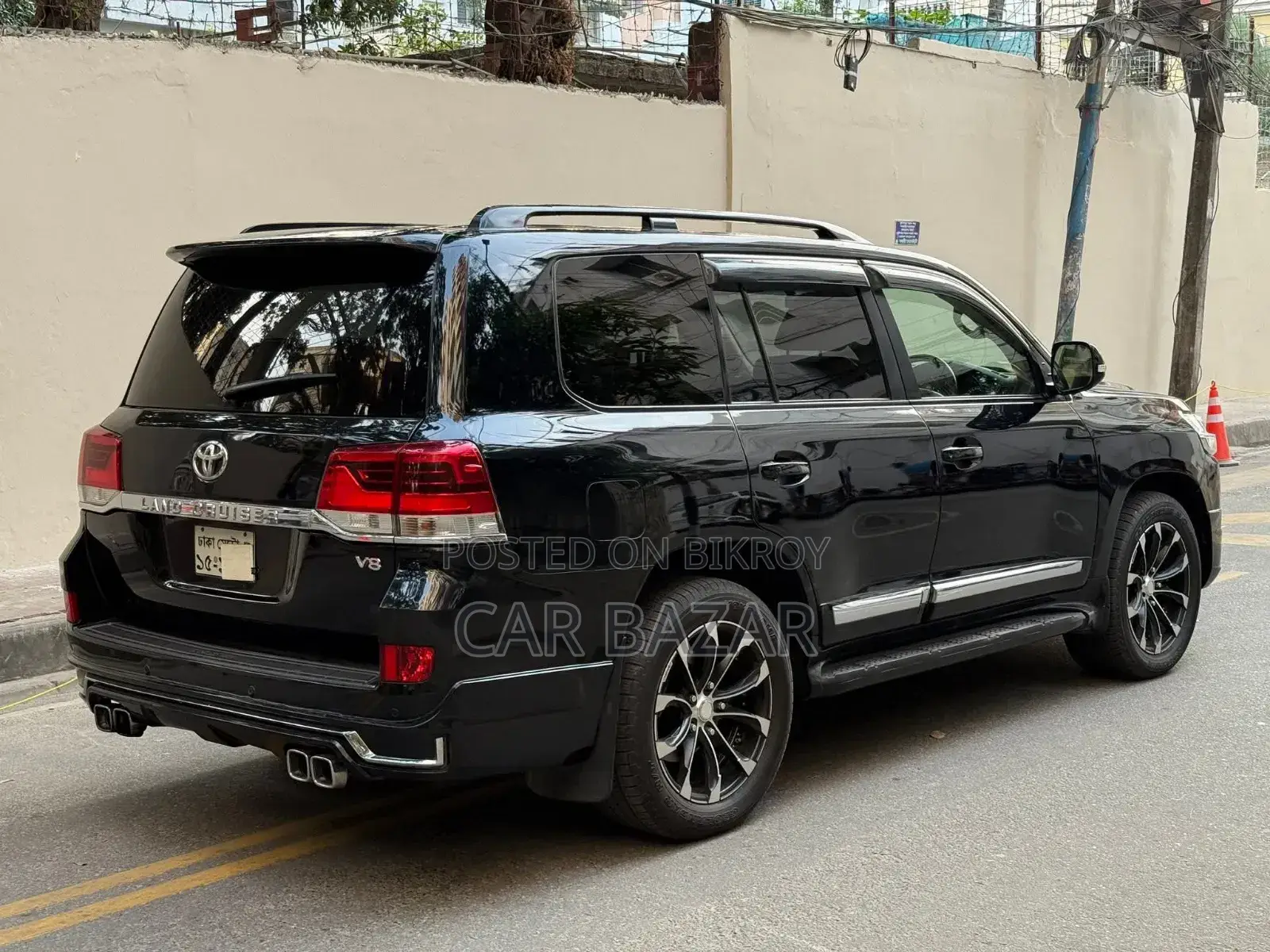 Toyota Land Cruiser 4.5 V8 VXR 2015 কালো
