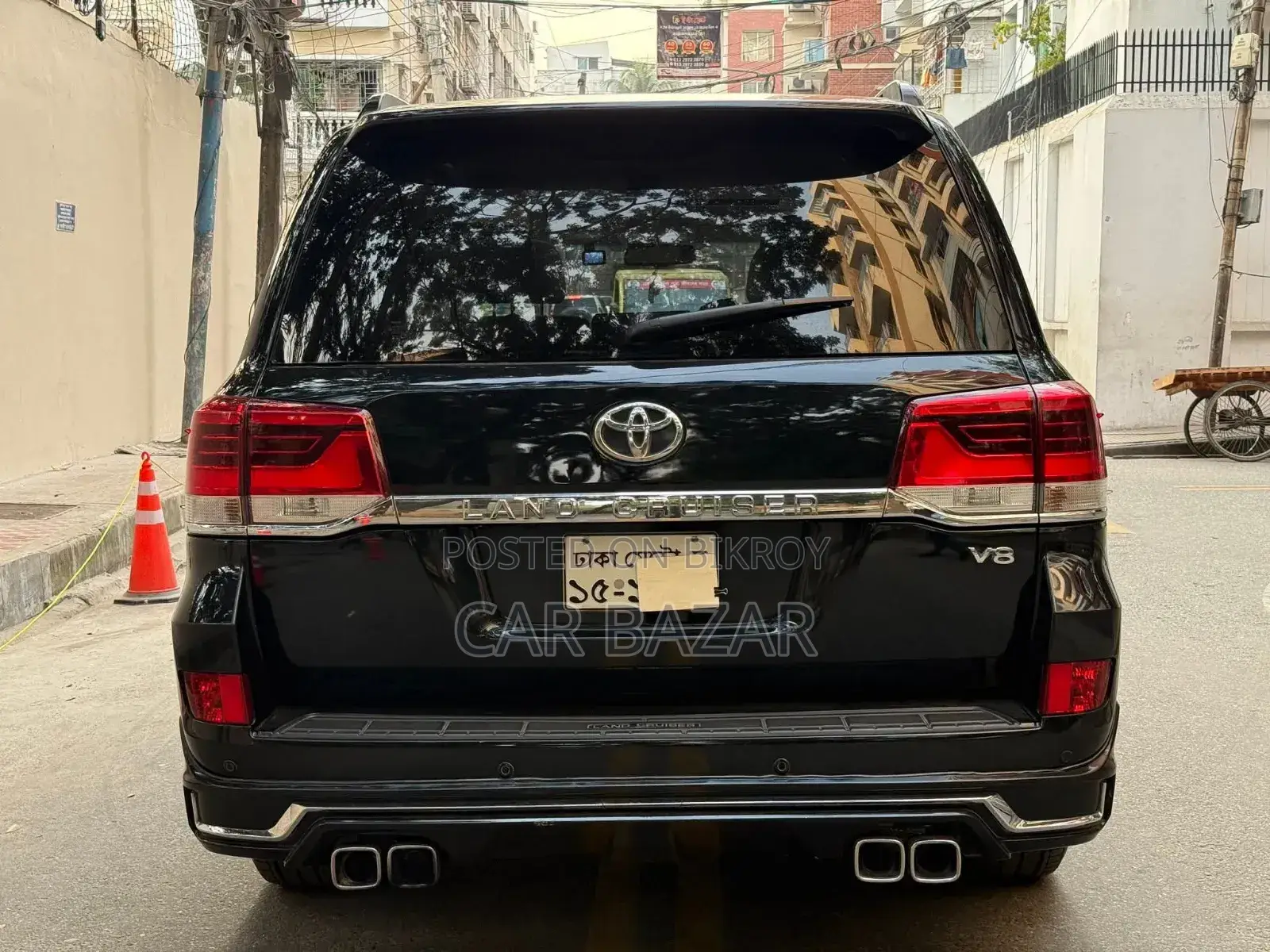 Toyota Land Cruiser 4.5 V8 VXR 2015 কালো