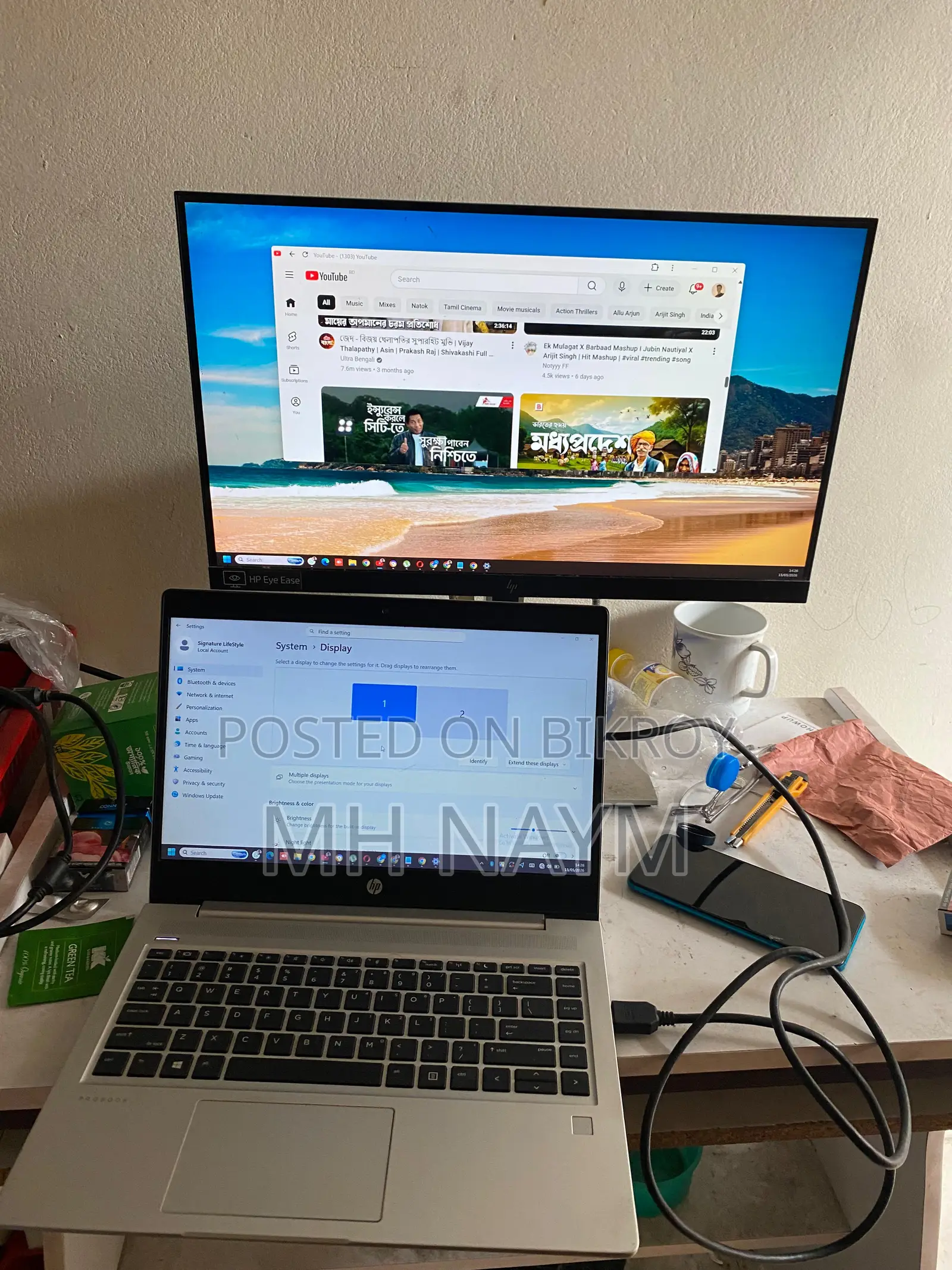Hp E22 G4 Monitor 21.5 Inch