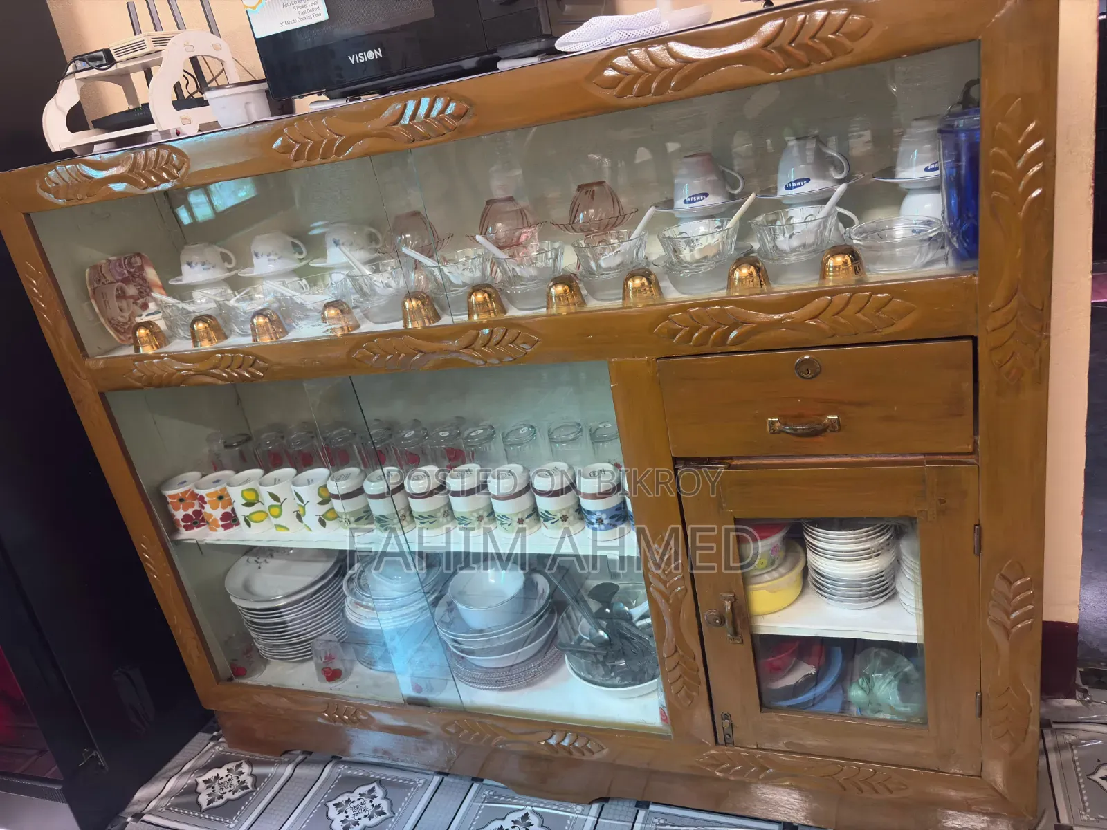 New Teak Wood Showcase