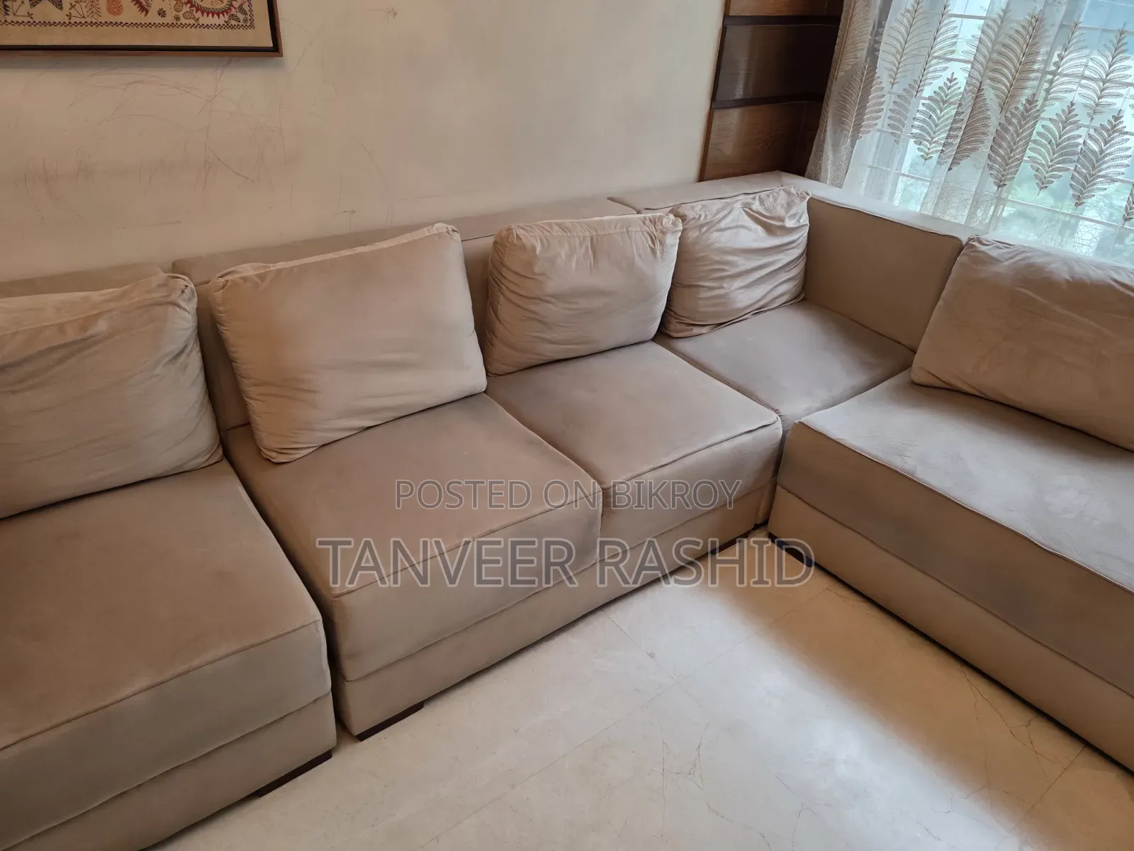 6 Seater + 1 Seater Sofa
