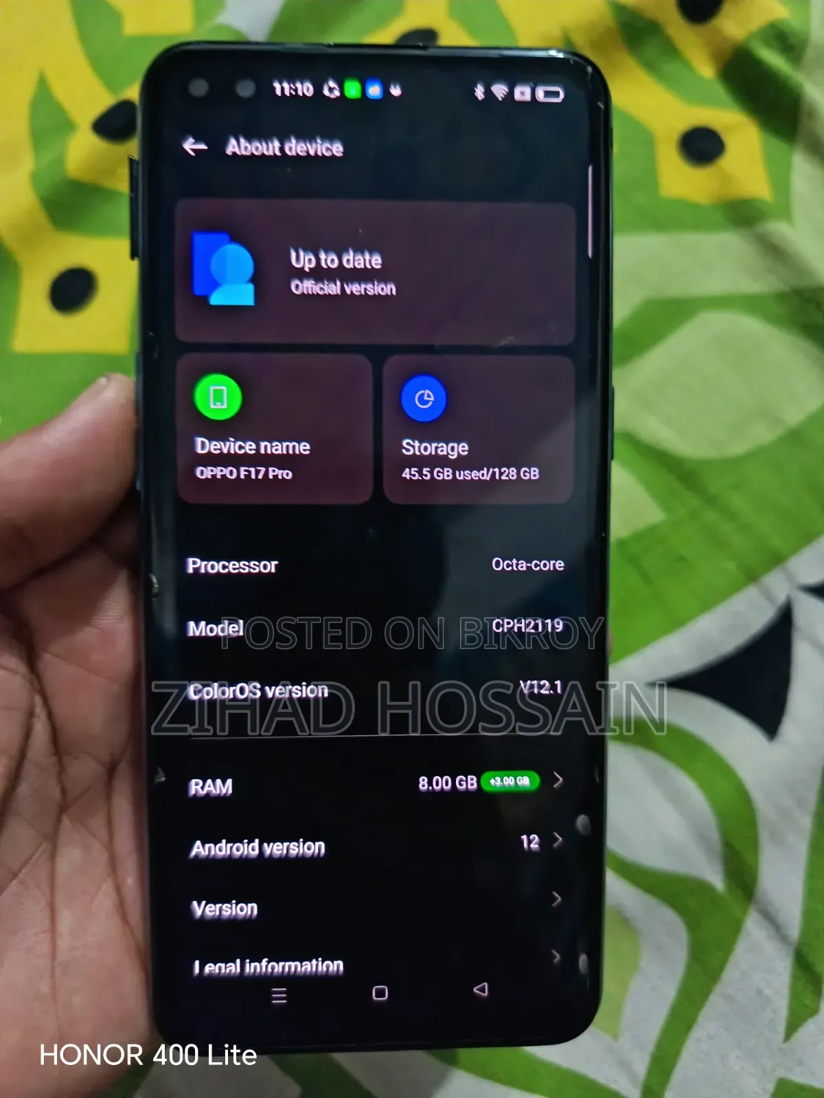Oppo F17 Pro 128 GB Blue