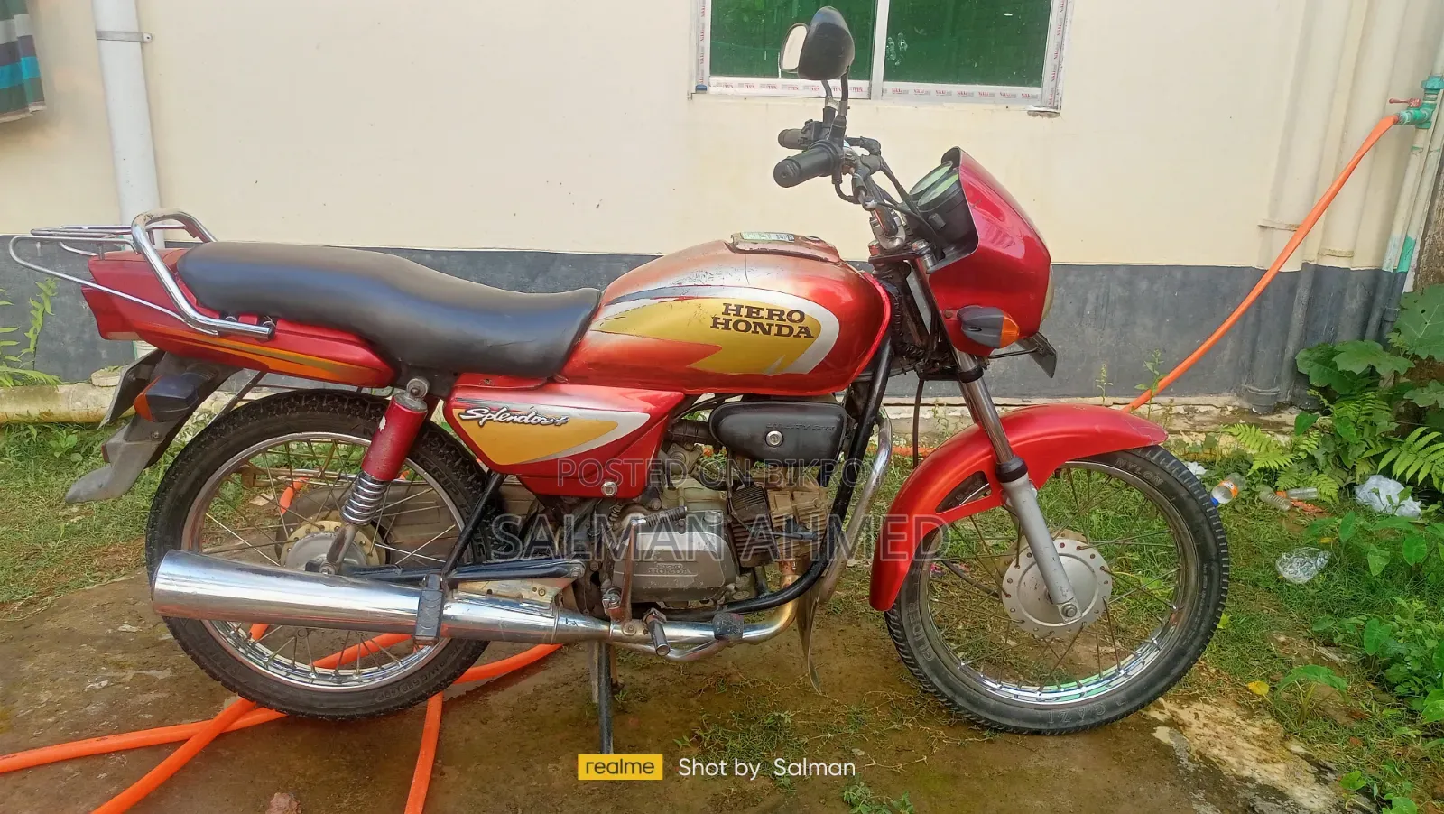 Hero Honda 100cc Bike Red