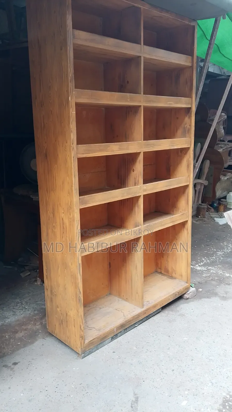 2 Identical Kerosene Wood Bookshelves