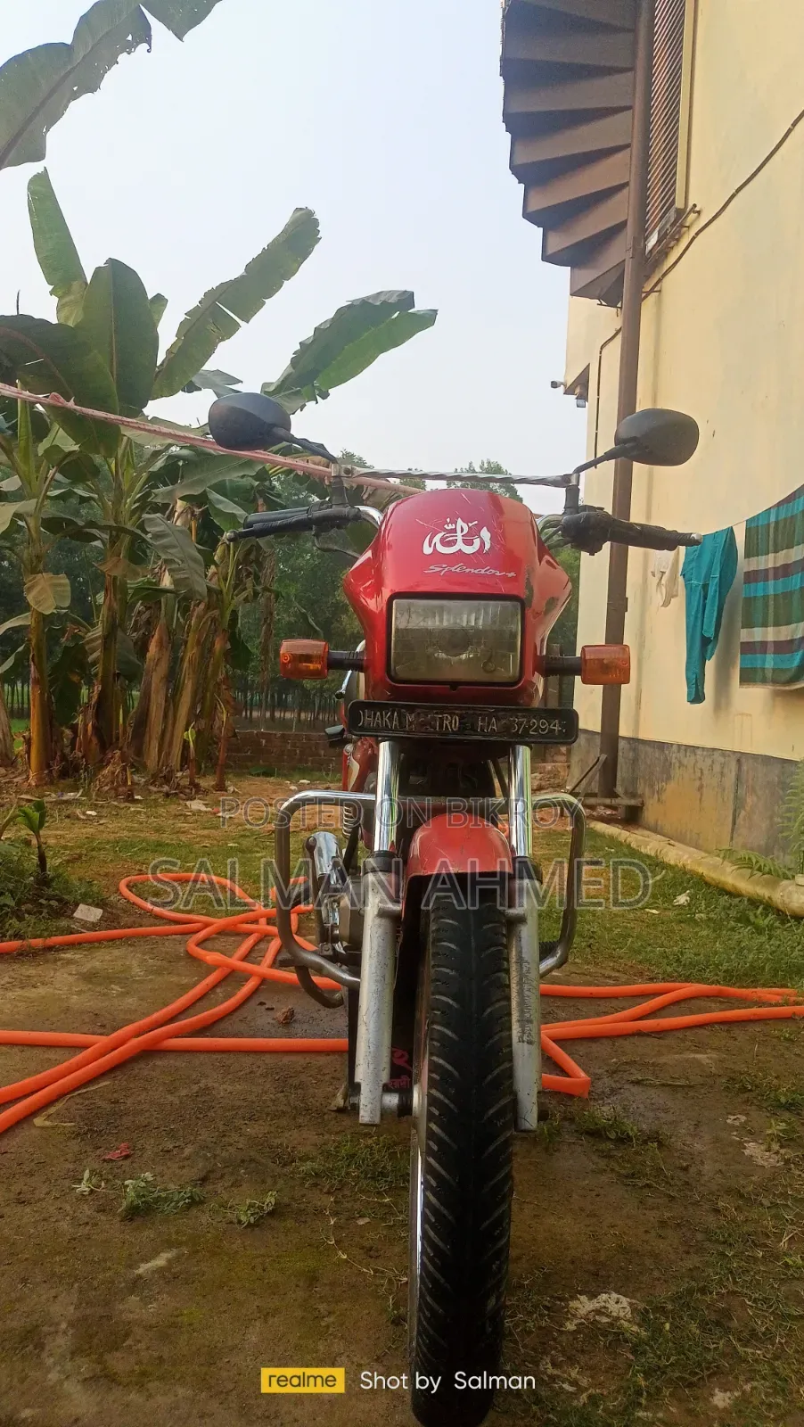 Hero Honda 100cc Bike Red