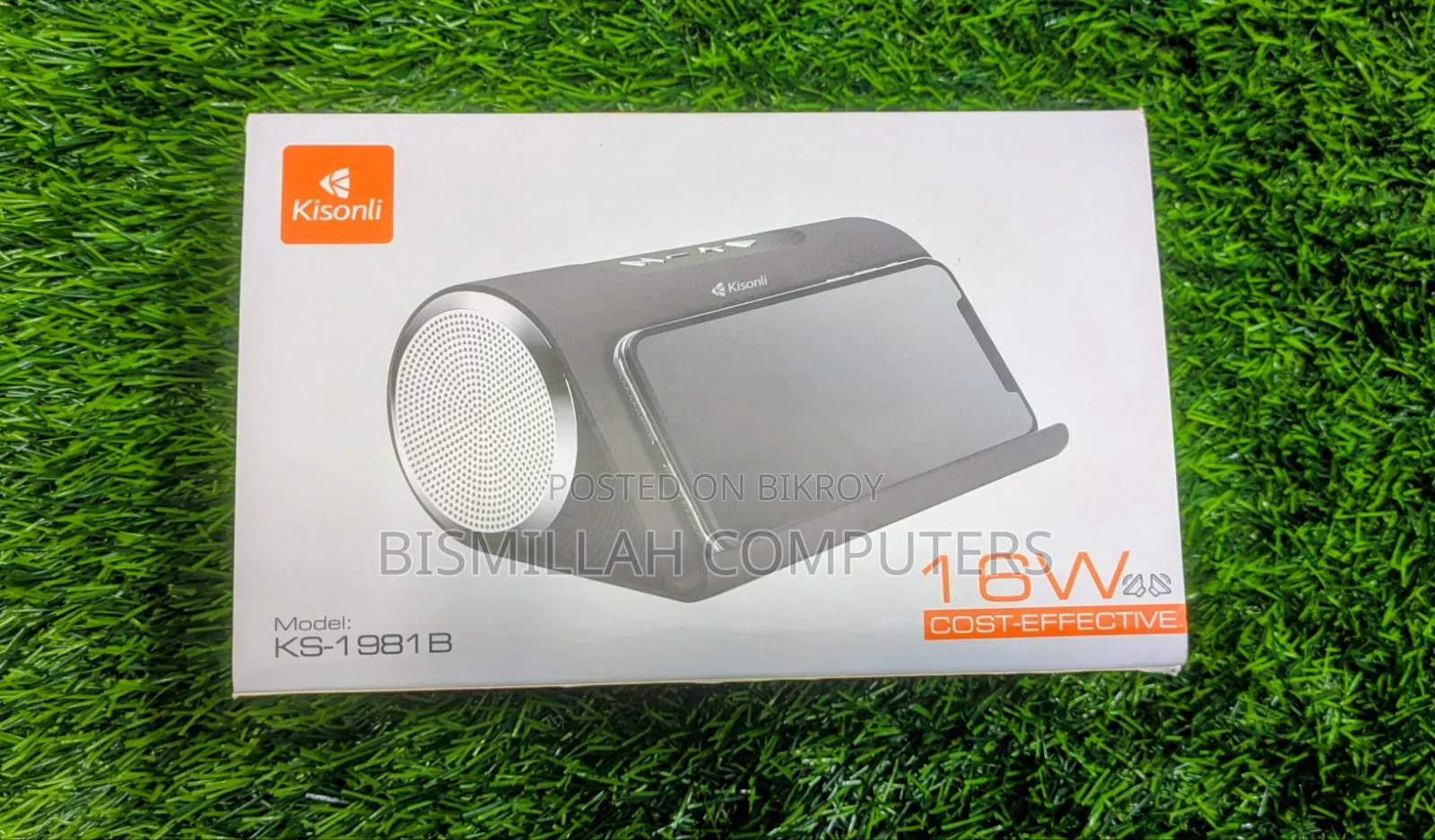 Kisonli Ks-1981 পোর্টেবল স্টেরিও ব্লুটুথ স্পিকার