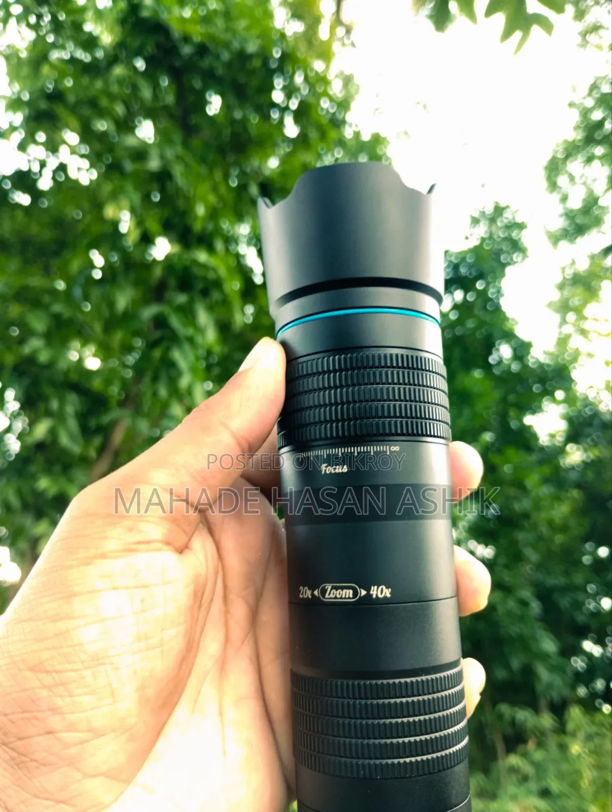 Apexel 20x–40x Professional Mobile Zoom Lens